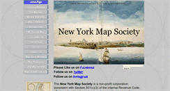 Desktop Screenshot of newyorkmapsociety.org